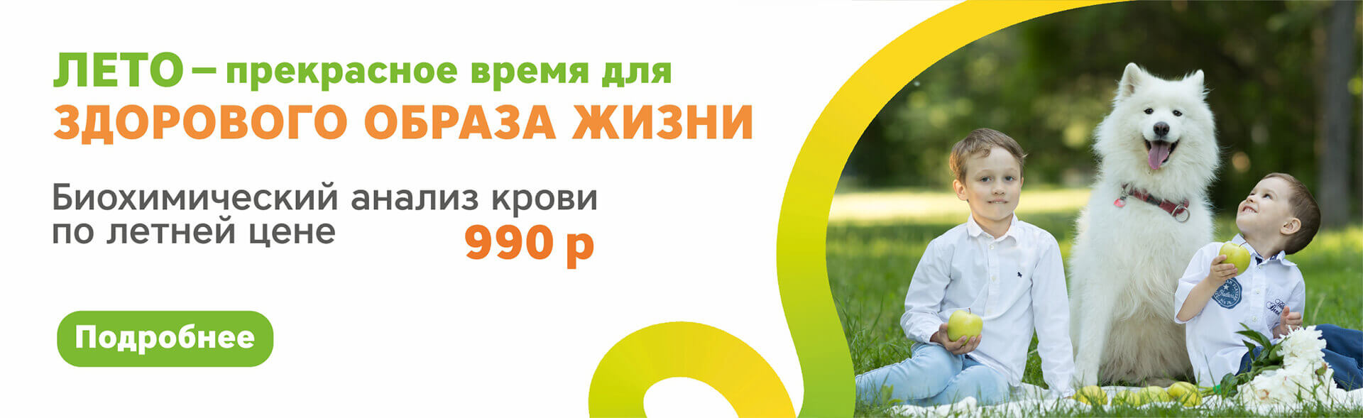 Летняя акция 2025 анализы